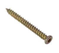 Forgefix 10CFS202 Concrete Frame Screw Torx® Compatible High-Low Thread Zyp 7.5 X 202Mm Bag 10