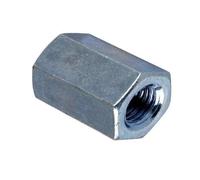 Fandf 10CN12ZP Connector Nuts - Zinc Plated M12 (Bag Of 10)
