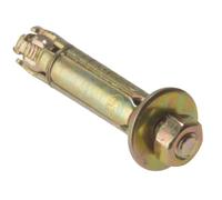Fandf 10PB610 Masonry Anchor - Projection Bolt - Zinc Yellow Passivated M6 X 10Mm (Bag Of 10)