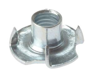 Fandf 10PTN6 Pronged T Nuts - Zinc Plated M6 (Bag Of 10)