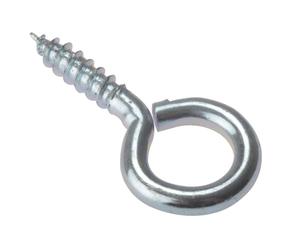 Fandf 10SE6514 Screw Eyes - Zinc Plated 65 X 14G (Bag Of 10)