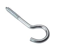 Fandf 10SH8012 Screw Hooks - Zinc Plated 80 X 12G (Bag Of 10)