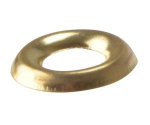 Fandf 200SCW8B Screw Cup Washers - Brass No. 8ftS (Bag Of 200)