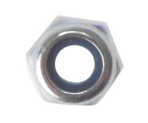 Fandf 50NYLOC10 Hexagonal Nuts With Nylon Inserts - Zinc Plated M10 (Bag Of 50)