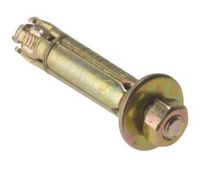 Fandf 5PB1230 Masonry Anchor - Projection Bolt - Zinc Yellow Passivated M12 X 30Mm (Bag Of 5)