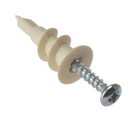 Fandf Cavity Wall Anchor - Nylon 4.5 x 35mm Screw Pozi PZ NSP421 (Box 100)