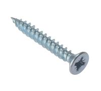 Fandf General-Purpose Twin Thread Screws - Countersunk 10 x 4in Pozi PZ CSK410ZP (Box 100)
