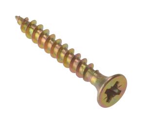 Fandf MPS575Y Multi-Purpose Screw - Zinc Yellow Passivated 5.0 X 75Mm (Box Of 100)