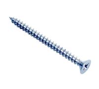 Fandf Multi-Purpose Single Thread Screws - Countersunk 3.5 x 15mm Pozi PZ MPS3515ZP (Box 200)