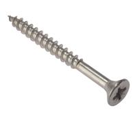 Fandf Multi-Purpose Single Thread Screws - Countersunk 3.5 x 25mm Pozi PZ POZI3525SS (Box 200)