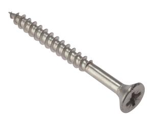 Fandf Multi-Purpose Single Thread Screws - Countersunk 5.0 x 40mm Pozi PZ POZI540SS (Box 200)