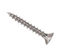 Fandf Multi-Purpose Single Thread Screws - Countersunk 5.0 x 80mm FPKMPS580ZP (Bag 10)