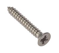 Fandf STCSK1148SS Self Tapping Screw - Countersunk Head - A2 Stainless Steel 1 1/4in X 8 (Box Of 100)