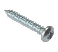 Fandf STPP124ZP Self Tapping Screw - Pan Head - Zinc Plated 1/2in X 4 (Box Of 200)
