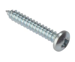 Fandf STPP586ZP Self Tapping Screw - Pan Head - Zinc Plated 5/8in X 6 (Box Of 200)