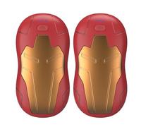 FANDLISS 10000mAh Rechargeable Hand Warmers 2 Pack, 2025 Latest Split Double-sided Heating Electric Magnetic Handwarmers, 3 Heating Modes Heater, Suitable for Outdoor/Travel/Camping/Gifts,RedGold