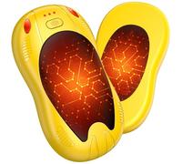 FANDLISS 10000mAh Rechargeable Hand Warmers 2 pack, Electric Magnetic Handwarmers Portable Pocket-Sized Heater, 3 Levels Heat Great for Raynauds, Hunting, Golf, Camping, Women Mens Tech Gifts, Orange