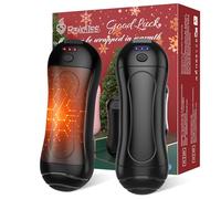 FANDLISS 2 in 1 Hand Warmers Rechargeable,2025 Newest Cylindrical Hand Warmers,3 Heating Modes,6000mAh Rechargeable Hand Warmer Handwarmers for Outdoor Work,Camping,Travel,Cold places,Black