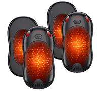 FANDLISS 20000mAh Rechargeable Hand Warmers 4 pack, Double Side Heating Electric Magnetic Handwarmers, Portable Pocket-Sized Heater, for Raynauds, Outdoor Hunting Golf Camping, Women Mens Tech Gifts