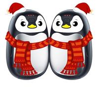 FANDLISS Rechargeable Hand Warmers, 8000mAh Electric Handwarmers, Magnetic HandWarmer 2pack, 3 Levels Heat,Up to 52℃,Portable for Pocket,Gloves,Golf Skiing Camping,Tech Gifts for Men Women,Silver Grey