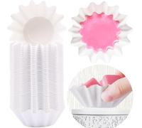 FANDOL Wax Melt Warmer Liners Reusable & Leakproof Candle Warmer Liners Wax Tray for Scented Wax,Electric Wax Warmers, Plug in Warmers, Candle Warmer,Wax Melter and Wax Burner (White, 50PCS)