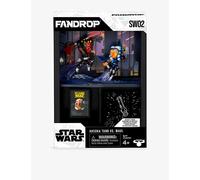 FANDROP SW02-Star Wars: The Clone Wars™ - Ahsoka Tano VS. Maul Combines An Epic Diorama, Artifacts & Scene Marker Creating A Display To Enhance Any Star Wars Collection, 4 To Collect