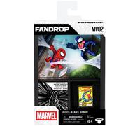 FANDROP MV02-Spider-Man VS. Venom, Combines A Displayable Diorama, Artifacts & Scene Marker That Creates An Elite Display To Enhance Any Spider-Man Collection, 4 Marvel To Collect