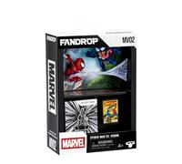 FANDROP MV02-Spider-Man VS. Venom, Combines A Displayable Diorama, Artifacts & Scene Marker That Creates An Elite Display To Enhance Any Spider-Man Collection, 4 Marvel To Collect