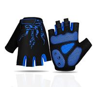 Faneam Mtb Half Finger Cycling Gloves Gel Padded Mitts Anti-slip Shock-absorbing Fingerless Gloves Outdoor Sports Summer Cycling Mitts Men's Half-finger Cycling Gloves For Men And Women