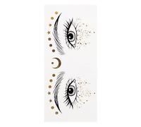 fanelod Glitter Face Stickers | Face Makeup Patches Fashionable Temporary Face Stickers - Beautiful Face Glitter Speckles Patches Makeup Stickers for Women Girls