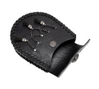 fanelod Medieval Waist Pack, PU Leather Change Wallet, Phone Holder, Portable Belt Purse, Enhance Your Halloween Renaissance Cosplay