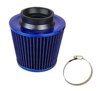 fanelod Round Tapered Air Filter | 76mm Automobile Refitting Accessories | Cold Air Inlet Cone Replacement Multifunctional High-Performance Car Filter for Bikes and Bicycles