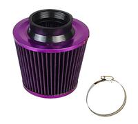 fanelod Round Tapered Air Filter - 76mm Effective Air Filter - High-Performance Car Filter High Cold Air Intake Adapters Cold Air Inlet Cone for