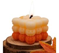 fanelod Scented Bubble Candle, Skull Scented, Halloween Gothic, Creative Bubble Cube, Safe for Holiday Party