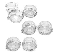 fanelod Stove Knob Covers,6 Pack Clear Stove Knob Covers - 6 Pack Oven Knob Covers for Child Safety Prevent Kids from Turning Stoves View