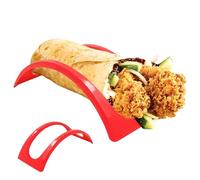 fanelod Taco Holder Stand,Small Taco Tray | Single Taco Holder Stand, Individual Taco Rack, Taco Shell Holder, Colorful Small Taco Stand for Party, Tuesday