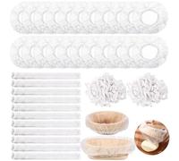 Fanfanwin 200 Pcs Disposable Banneton Liner Proofing Basket Covers