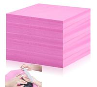 Fanfanwin 400 Sheets Nail Dust Collector Filter Paper Disposable Nail Dust Suction Collector Filters Paper Sheets Portable for Salon Spa Tech Supplies Accessories (Pink)