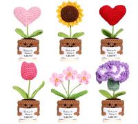 Fanfanwin 6 Pcs Teacher Appreciation Gifts Back to School Thank You for Helping Me Grow First Day of School Presents Thank You Gifts for Teacher Women Boss Mentor(Classic)