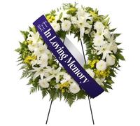 Fanfanwin Funeral Sash Memorial Wreath Sash Funeral Ribbon Celebration of Life in Loving Memory Floral Ribbon for Casket or Wreath Flowers Memorial Service Honor the Loved Ones Memory 58x4 '' (Purple)