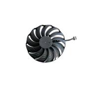 FANFAOZ Laptop parts 98MM 4PIN CF1010H12S RX7800XT GPU Fan for Asrock for Radeon RX 7800 XT for Phantom for Gaming 16GB OC Graphics Card(Gold)