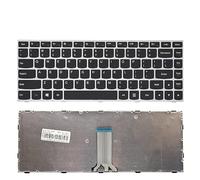 FANFAOZ Laptop parts US Keyboard For for IdeaPad 300-14 14ISK 14IBR 305-14IBD/Flex2 14 Flex2 14AP 14DAP English Laptop(US Silver)