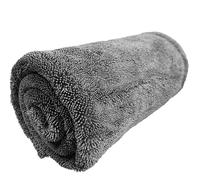 FANFX Giant Car Drying Towel - 1400GSM Ultra-Absorbent Microfibre Cloth (60cm x 40cm) | Quick-Dry, Lint-Free for Cars, Motorbikes & Household Use | XL Detailing Towel for Streak-Free Shine