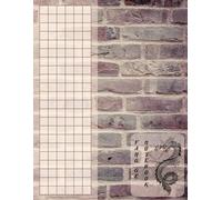 FANG GE NOTEBOOK: FANG GE Paper for Simplified and Traditional Chinese Characters, Also suitable for Korean Hanja and Japanese Kanji, 315 Squares per page, Grid size 1.20x1.20 cm