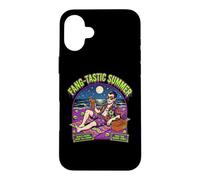Fang-Tastic Summer Vampire Beach Dracula Halloween Vacation Case for iPhone 16 Plus