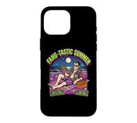 Fang-Tastic Summer Vampire Beach Dracula Halloween Vacation Case for iPhone 16 Pro Max