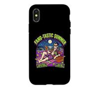 Fang-Tastic Summer Vampire Beach Dracula Halloween Vacation Case for iPhone X/XS