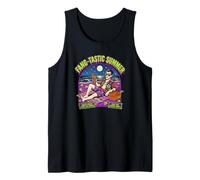 Fang-Tastic Summer Vampire Beach Dracula Halloween Vacation Tank Top