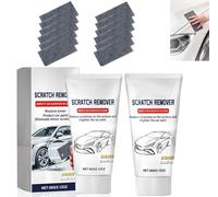Fangatu Upgrade Nano Sparkle Cloth Car Scratch Remover, 2024 New Nano Sparkle Cloth & Car Scratch Repair Paste, 2-Pack