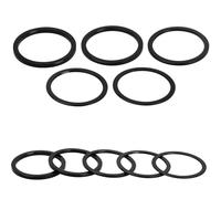 Fangehong 10 Pcs Bicycle Bottom Bracket Spacer, Bike Headset Spacer, Flywheel Hub Washer, Bike Stem Spacers for Road Bike Mountain Bike 1mm/1.5mm/2mm/2.5mm/3mm (Black)